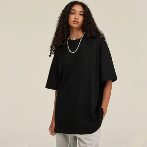 Women Plain Oversized t Shirt High Quality Casual Women Cotton T-shirt Heavyweight Custom Oversized T-shirts for Women