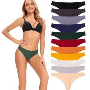 Women Sexy Underwear No Trace Ladies Nylon Panties Breathable Womens Plus Size Thong Panties Factory Direct