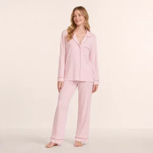 Women Sleepwear Custom Cotton Bamboo Modal Pajama Set Soft Lounge Wear Pyjamas Two Piece Women’s Pajama Sets Clothing