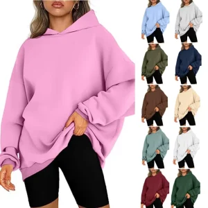 Women Sportswear High Quality Cotton Fleece Custom Women Hoodie