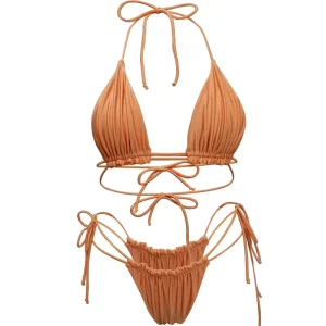Women Swimming Wear Swimsuits Custom Made Ladies Swim Suit Triangle Swimsuit