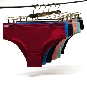 Women Underwear Good Band Waist Daily Brief Soft Cotton Lady Panties