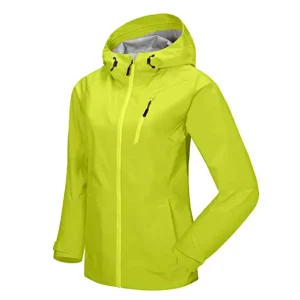 Women Waterproof Polyester Windbreaker Jacket Custom Designs Oversized Lightweight Jackets Stowable Hooded Outdoor Jackets