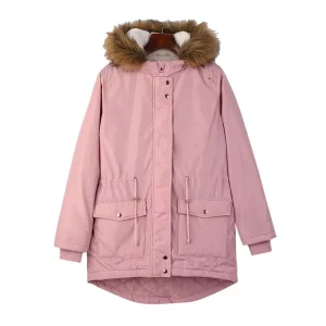 Women Winter Fashion Coat Warm Down Heavy Ladies Hooded Long