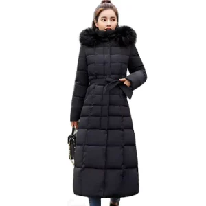 Women Winter Fashion Slim Winter Jacket Padded Warm Thicken Ladies Long Coats Parka Women Jackets