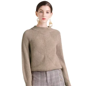 Women Winter Warm Sweater Long Sleeve Knitted Sweater Jumper Pullover Top