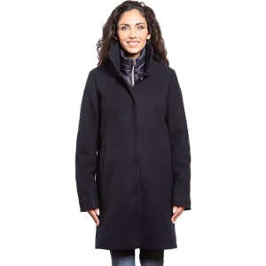 Women Wool Coats Winter Women Windproof Coat Polyester Wadding Overcoat