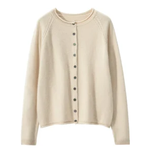 Women’s 100% Cashmere Cardigan Sweater
