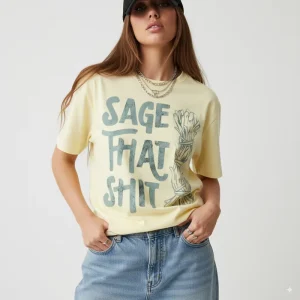 Women’s 180g Cotton Short Sleeve T-shirt – Round Neck Loose Fit Office-Casual Basic Tee