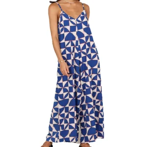 Women’s Adjustable Spaghetti Strap Floral Print Sleeveless Summer Beach Jumpsuits Rompers