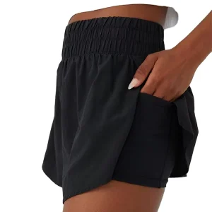 Women’s Athletic Running Fitness Blank Plain Gym Shorts 2 in 1 Shorts