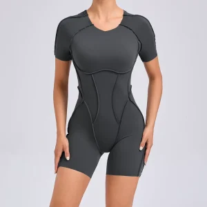 Women’s Backless Yoga Activewear One Piece Gym Jumpsuit Sports Bodysuit for Workout & Fitness Sports & Fitness
