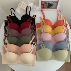 Women’s Bras Breathable Small Chest No Steel Ring Bra Seamless Push-up Underwear