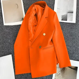 Women’s Business Suits Blazer Casual Candy Color Small Polyester Breathable