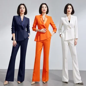 Women’s Business Wear Velour Suit Jacket Dress Anti-Wrinkle Regular Fit