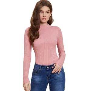 Women’s Cable Knitwear Casual Knitted Jumper Winter Sweater