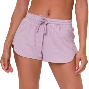 Women’s Casual Bermudas Shorts with Elastic Drawstring Waistband Breathable Plain Color Embroidered Pattern Loose Fit