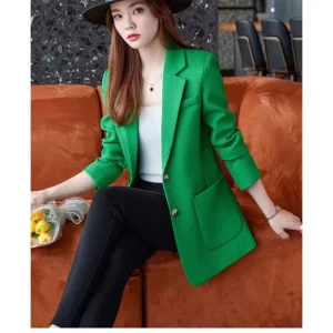 Womens Casual Blazers Open Front Long Sleeve Work Office Business Suit Jackets Blazer