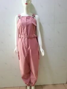 Women’s Casual Jumpsuit High Waisted Sleeveless Jumpsuit Fashionable One piece Women’s Jumpsuit Plus Size Overalls