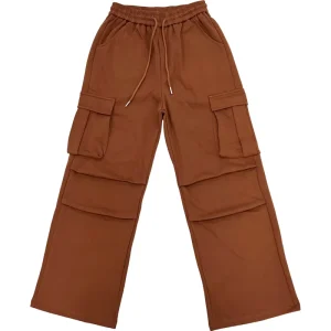 Women’s Casual Long Pants Office Lady Straight Wide Leg Pant High Elastic Waist Autumn Solid Colors Female Loose Fit Breathable