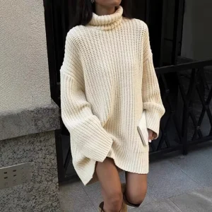 Women’s Casual Long and Short Knitted Sweaters for Autumn Seasons