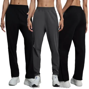 Women’s Casual Pants for Autumn and Winter High Waisted Slim Straight Pants Versatile Loose Wide Leg Sports Pants