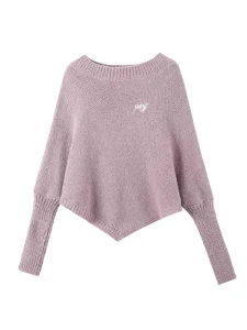 Women’s Casual Pullover Sweater Vintage Style Knit Winter Fashion Woven Weave
