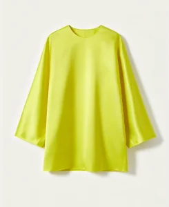 Women’s Casual Pullover T-Shirt Elegant Woven Breathable Loose Plus Size Eco-Friendly Solid Pattern Spring