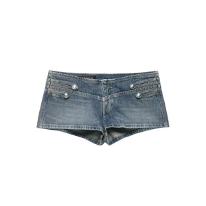 Women’s Clothing Summer New Arrival Low Waist Mini Denim Shorts Ladies Retro Hot Shorts Chic Pantalone Cortos Mujer