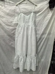 Women’s Clothing Summer New Fashion Sexy Backless Hollow-out Embroidered Print Suspender Dress 2842939