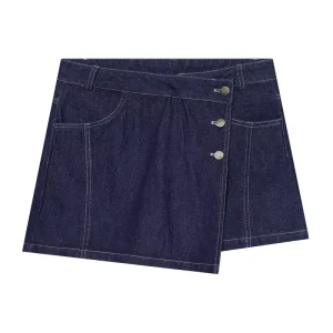 Women’s Clothing Summer Stylish Mid Waist Denim Skirt Shorts Femme Chic Irregular Pantalone Cortos Mujer