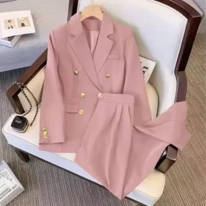 Women’s Coat Jacket Office Lady Solid Color Tops Suit