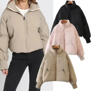 Women’s Cotton Coat Oversized Hooded Winter Jacket Waterproof Thermal Thickening Warm Puffer Outwear Large
