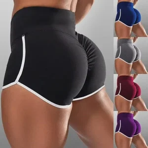 Women’s Custom Nylon Gym Shorts Breathable Skorts for Yoga Swimming Beach Summer Running Jogging