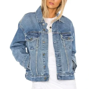 Women’s Customized Color Denim Jackets New Style Casual Outerwear for Autumn and Winter