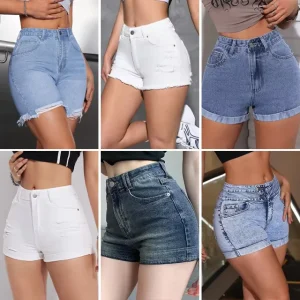 Women’s Denim Shorts Fashion Casual Slim Fit Summer Jeans Sexy Women’s Denim Shorts Random Shipment