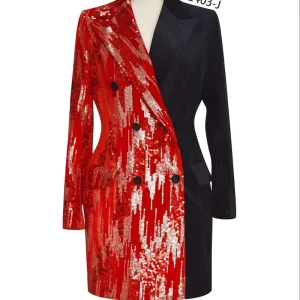 Women’s Double Faced Wool Business Coat Customized Professional Autumn Winter Plus Size OEM ODM