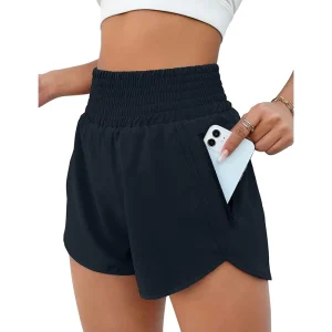 Women’s Drawstring Sweat Shorts High Waisted Summer Workout Lounge Shorts with Pockets