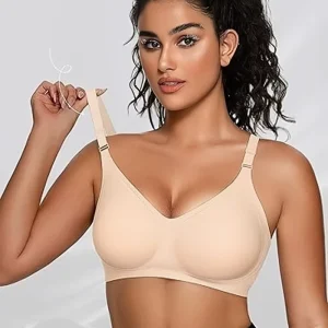 Women’s Drip Cup Wireless Skin-Friendly Seamless Jelly Bra Without Steel Wire Girl Bra