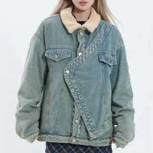 Women’s Fashion Denim Winter Woven Jean Jackets