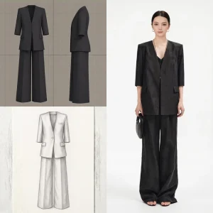 Women’s Formal Dress Professional Regular Business Office Breathable 100% Polyester Elegant Hotel Reception
