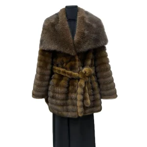 Women’s Fur Coat Winter Long Warm Shearling Coat High Quality