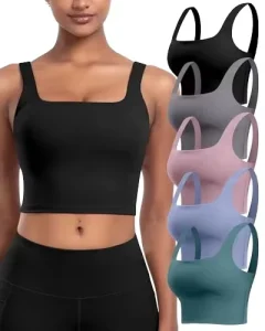 Women’s Halter Strap High Support Quick drying Shockproof Push up Removable Pads Running Yoga Fitness Bra Neck hanging Outer