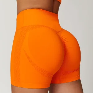 Women’s High Quality Quick Dry V Cut Waist Fitness Push up Sports Shorts Yoga Gym Shorts