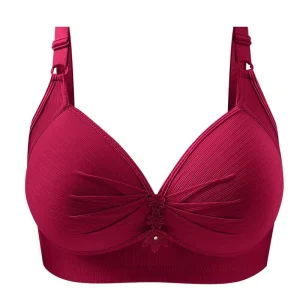 Women’s High Support U NECK Sport Bra Yoga Running Plus Size Simple Style Crystal Lightweight Quick Dry Breathable Front