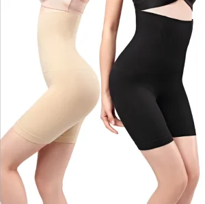 Women’s High Waist Body Shaper Large Size Nylon Slimming Postpartum Shapewear with Breathable Tummy Control