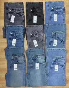Women’s High Waist Loose Fit Pencil Pants Summer Denim Jeans in Stock