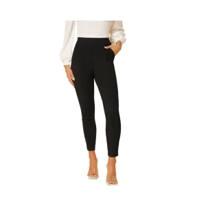 Women’s High Waist Regular Fit Straight Casual Pants Solid Color Breathable Plus Size Ankle Length
