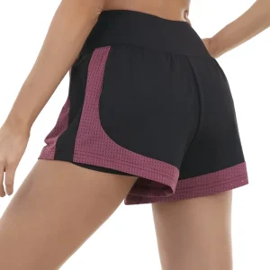 Women’s High Waist Sports Shorts Quick dry Eco Friendly Breathable Outdoor Yoga Gym Two in one Design Hot Pants