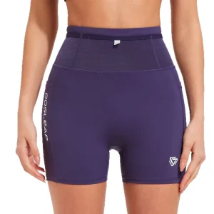 Women’s High Waist Tight-Fitting Seamless Nylon Spandex Shorts with Elastic Waist for Yoga Sports Cycling Running Hip Lifting